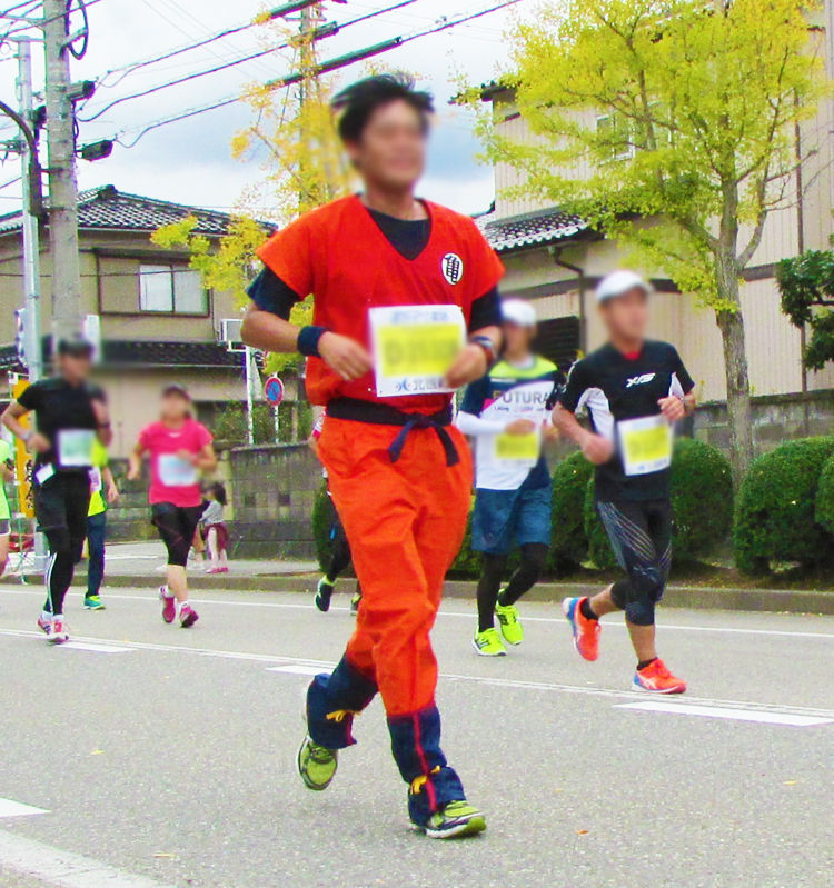 亀仙流金沢マラソンコスプレランナー
