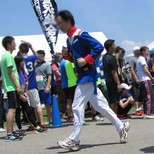 金沢城リレーマラソンアムロコスプレ